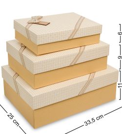 Packing Symphony WF-66-A Набор коробок из 3шт «Прямоугольник»