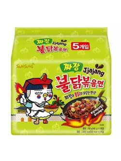 Лапша Samyang Hot Chicken Jjajang/курица и бобовый соус
