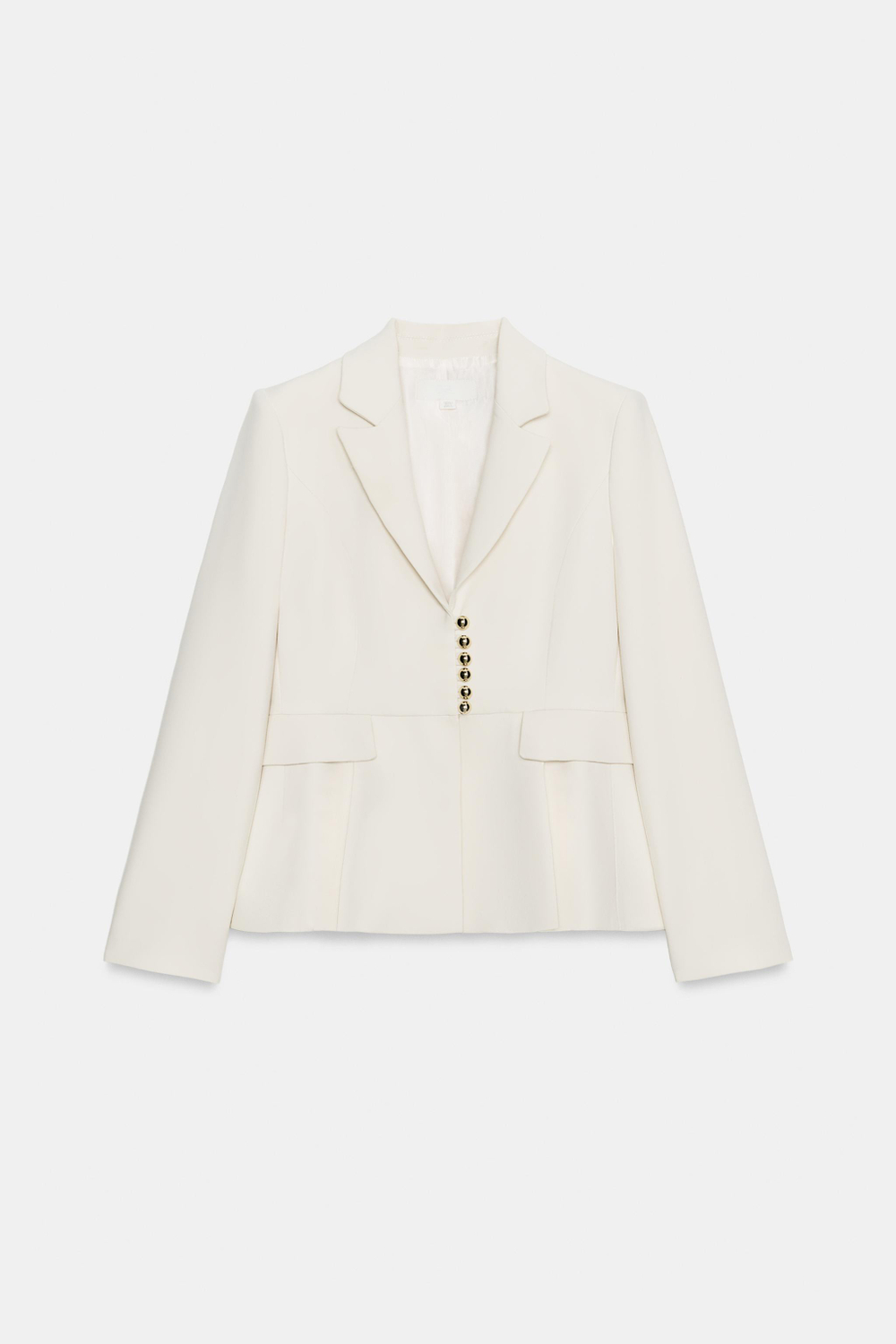 БЛЕЙЗЕР С БАСКОЙ И ПОДПЛЕЧНИКАМИ — ZARA