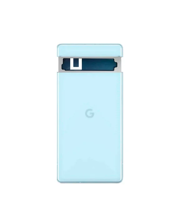 Задняя крышка для Google Pixel 7A голубой (Sea) без стекла камеры