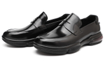 CHARRIOL Air Cushion Shoes Cow Leather Air Cushion Men"s Casual Shoes Leather Shoes Men"s Black