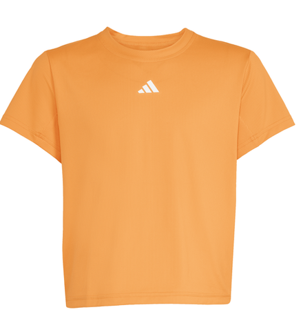 Детская футболка Adidas Girls Climacool Freelift - pure orange