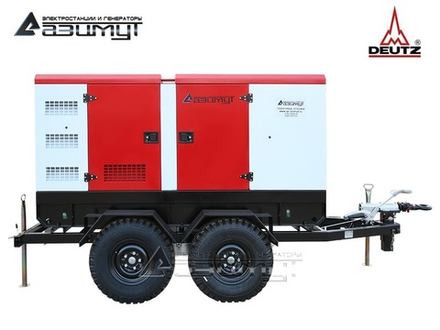 Дизельный генератор Азимут ЭД-150-Т400-1РКМ6C Deutz на шасси в кожухе