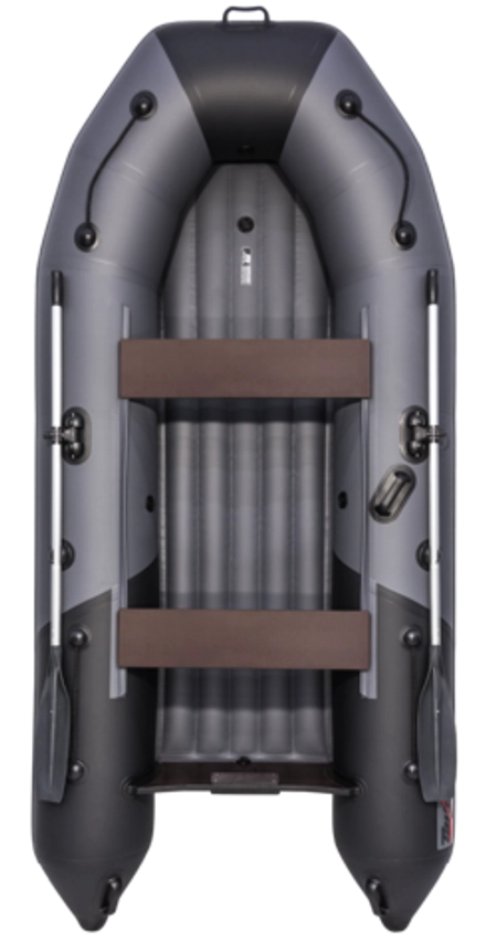 Лодка Таймень NX 3200 НДНД, 3200*1500*420 мм., цвет графит - черный