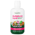 NaturesPlus, Animal Parade®, жидкий мультивитаминный комплекс, со вкусом тропических ягод, 887,1 мл (30 жидк. унций)