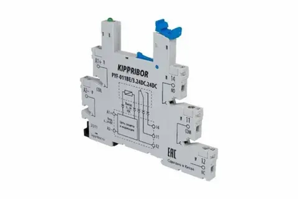 Колодка для реле 1-конт,тип PYF PYF-011BE/3.24DC.24DC арт:104154