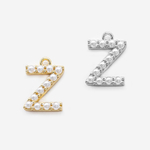 Подвеска с жемчугом в форме буквы "Z", 13,8*9,7мм