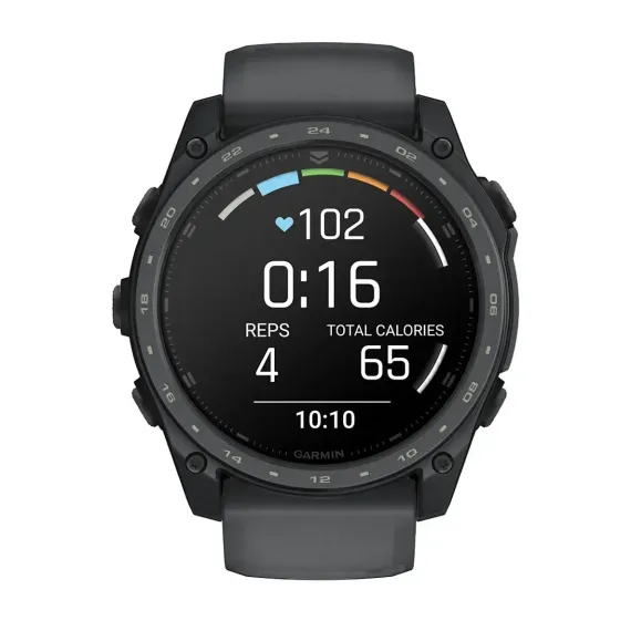 Смарт-часы Garmin tactix 8 (51 мм) AMOLED Cerakote® Coating с Applied Ballistics Ultralight, сланцево-серый