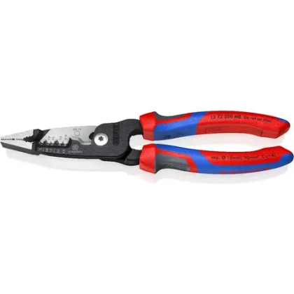 Многофункциональные клещи для электромонтажных работ Knipex 13 72 200 ME