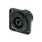 Neutrik NLT4MP-BAG панельный разъем Speakon female 4-контактный, металлический черненый корпус