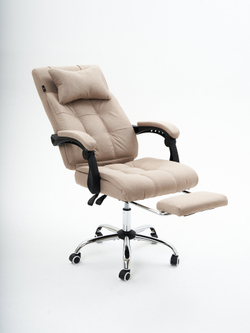Компьютерное кресло KRESLO COMFORT Premium, обивка лён, бежевое