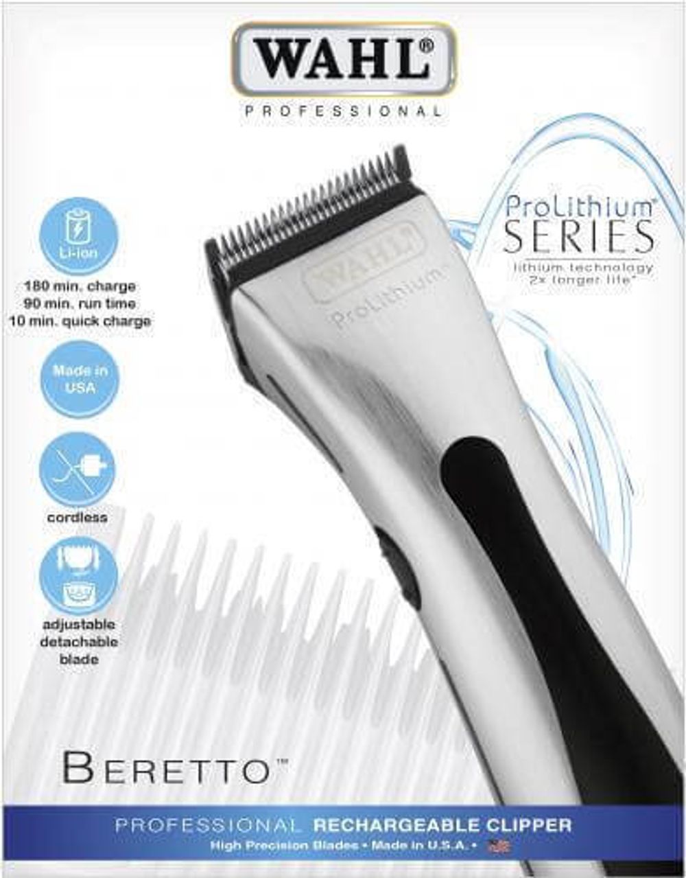 Машинка для стрижки Wahl Beretto ProLithium (4212-0470) - 11