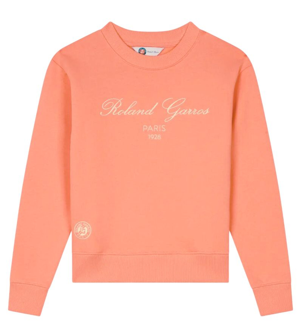 Детская толстовка Roland Garros Kids Sporty Chic Tata — coral