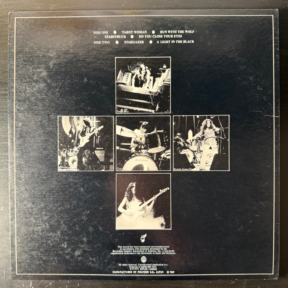 Blackmore's Rainbow - Rainbow Rising (Япония 1976г.) Т