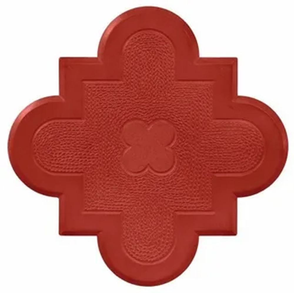 Плитка РОМАШКА красный 40х40х5