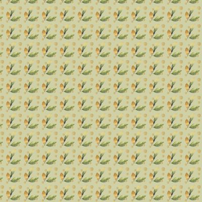 Розы and gold on green