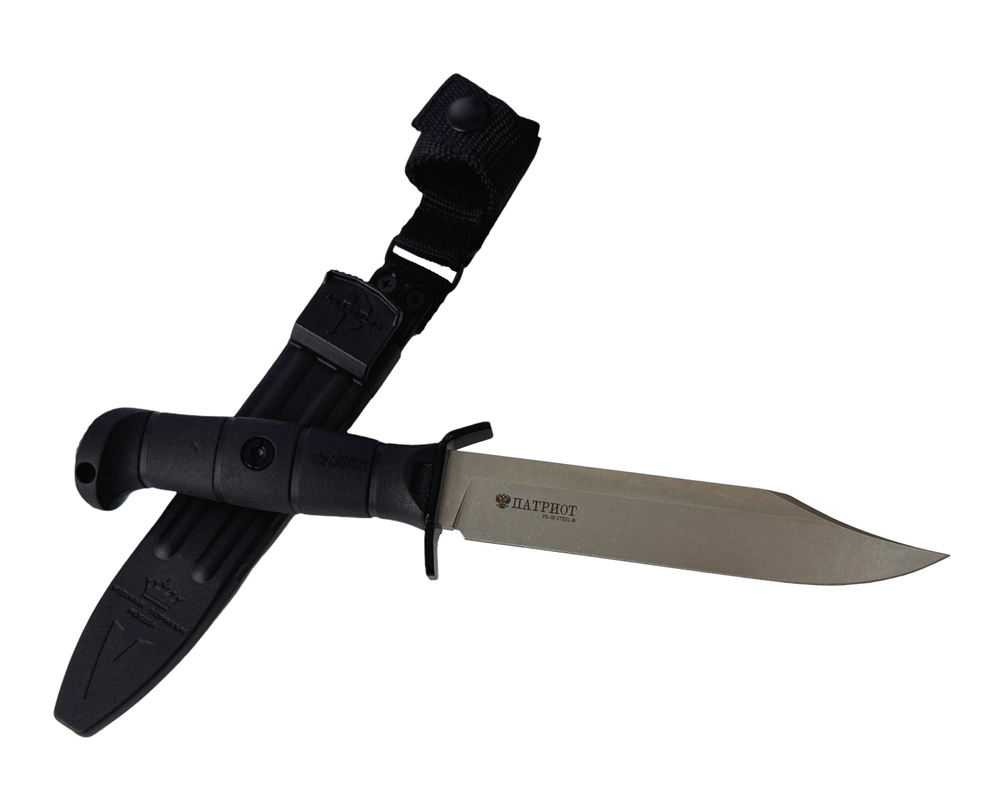 Нож тактический ПАТРИОТ, сталь VG-10 (Cryo) StoneWash, 4610094298014