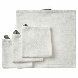 Набор полотенец IKEA DIMFORSEN (ДИМФОРСЕН), Белый, 30х30 см, 4 шт