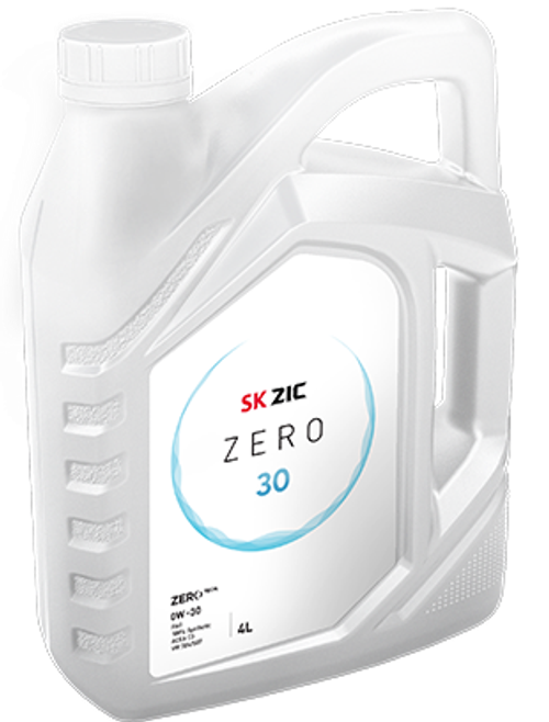 Масло ZIC ZERO 0w30 С3 (4л) ПАО-синтетика
