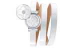 LOUIS VUITTON Wrist Watch Quartz Movement Leather Strap 22mm White Dial Women"s Watch 30m Water Resistant