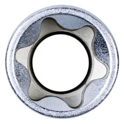 KING TONY (427524M) Головка торцевая глубокая TORX Е-стандарт 1/2", E24