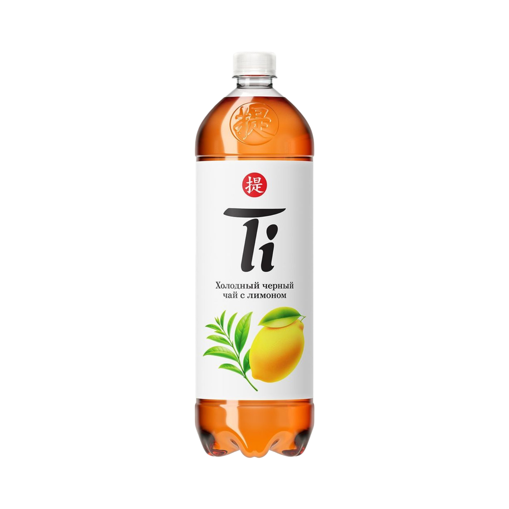 Холодный черный чай "Ti" лимон 1,25