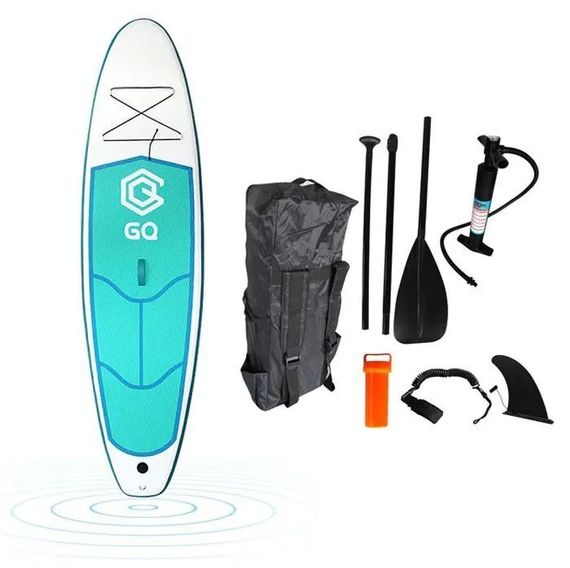 Надувная SUP-доска JS Board GQ Blue GQ290 290х76х10 см полный комплект