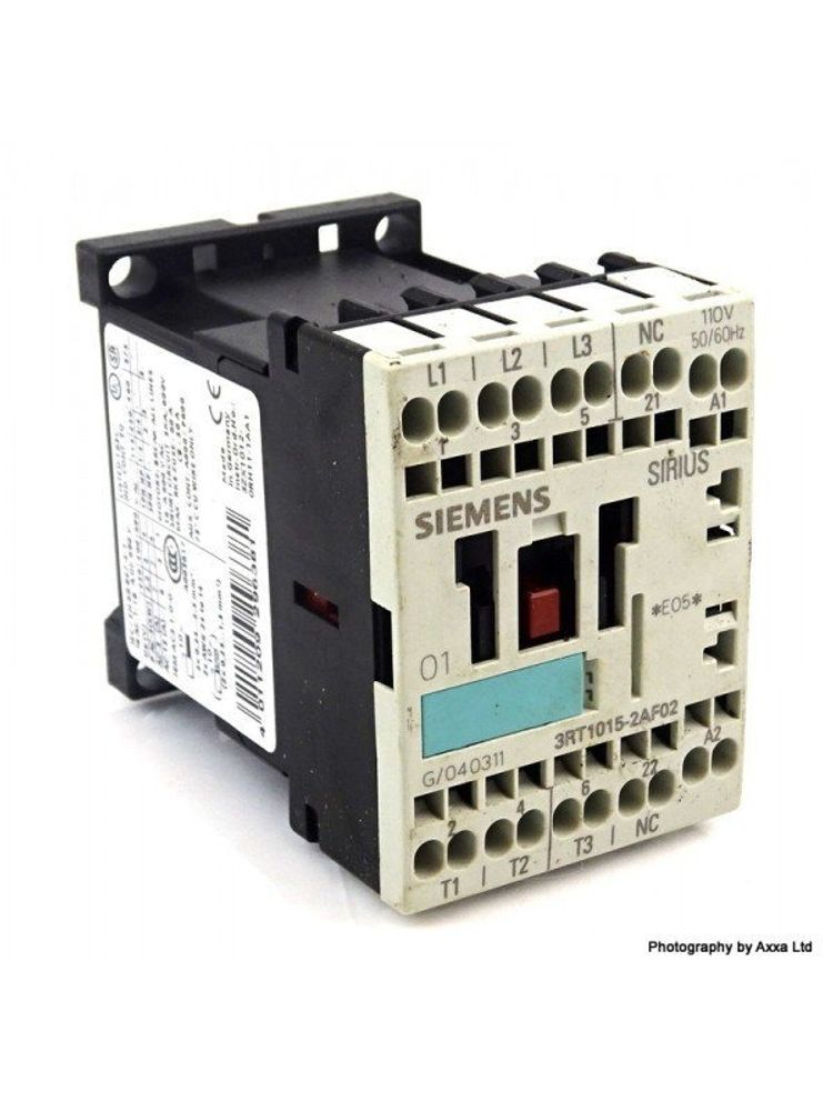Контактор 110V 3kW 10E 1NC 3RT1015-1AF02 Siemens Контактор 110V 3kW 10E 1NC 3RT1015-1AF02 Siemens