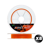 Шнур Intech First Braid X8 150м Orange -
