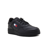 Кожаные кроссовки Tommy Jeans - черный(EM0EM01395)