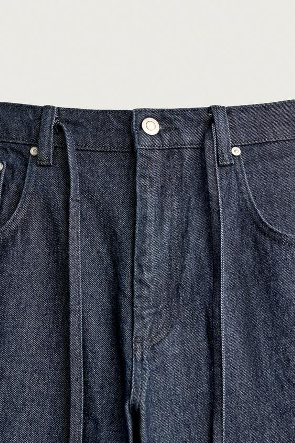 ZARA ДЖИНСЫ RELAXED FIT С ШВАМИ, ИНДИГО