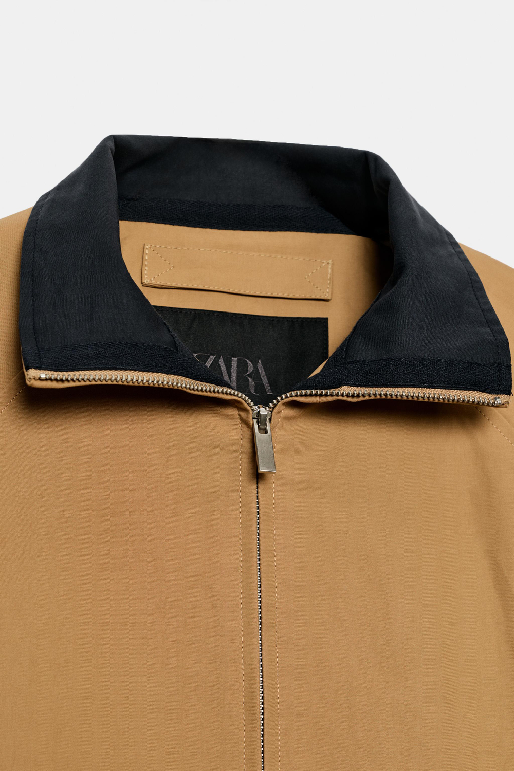 ТРЕНЧ С КОНТРАСТНЫМ ВОРОТНИКОМ — ZW COLLECTION — ZARA