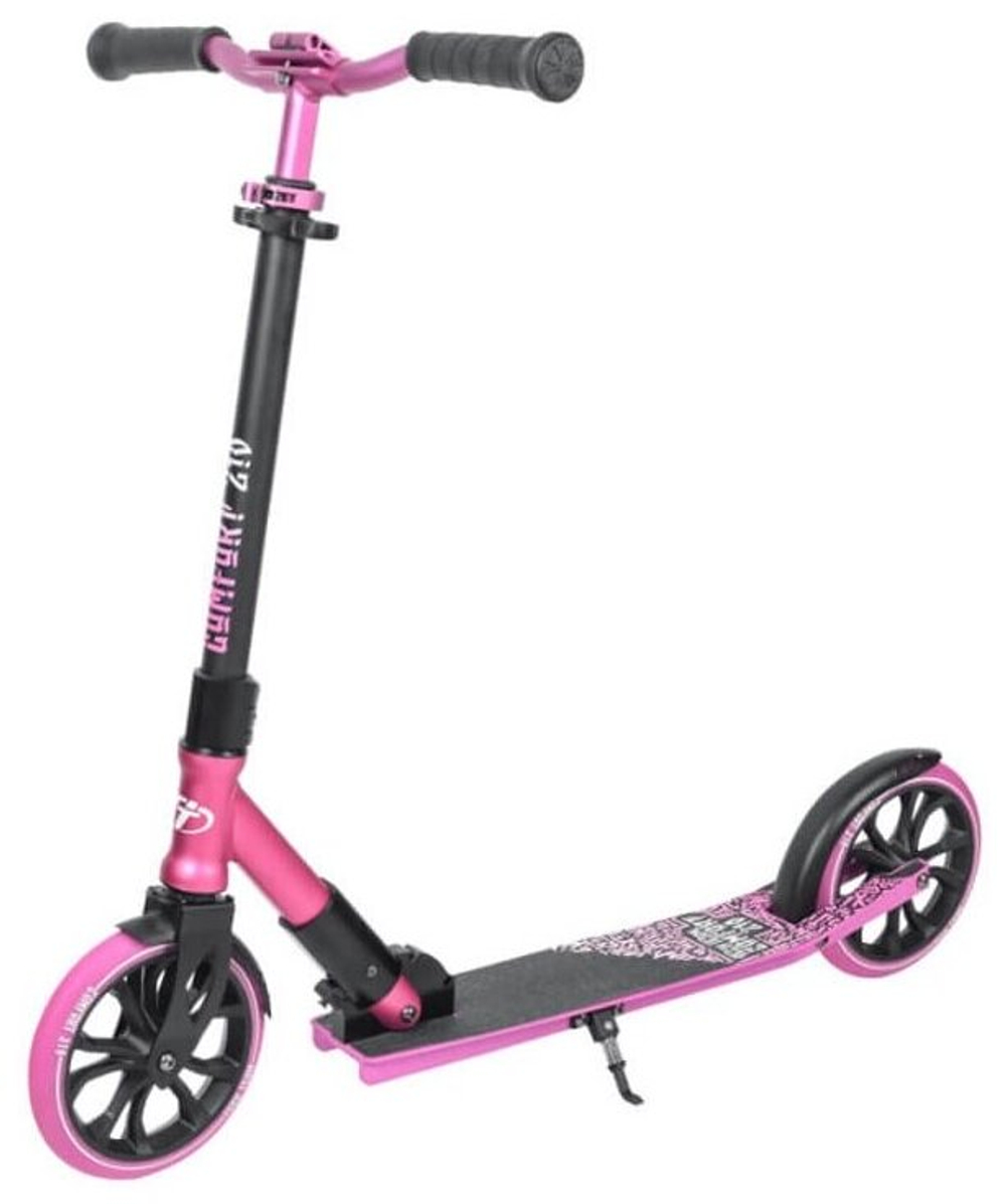 Детский городской самокат TechTeam Comfort 210R 2021, розовый/черный