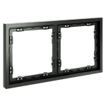 Рамка пластиковая на 2 поста, (титан) Voltum S70 VLS100206