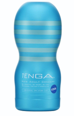 Мастурбатор с охлаждающей смазкой TENGA Original Vacuum Cup Cool (Цвет: нежно-голубой)