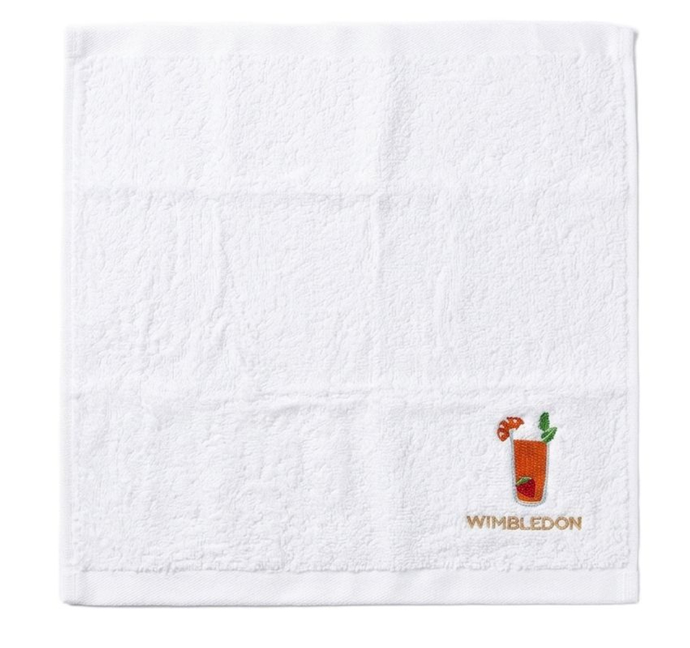Теннисное полотенце Wimbledon Themed Face Towel Set 5P - white