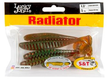 Виброхвосты съедобные LJ Pro Series RADIATOR 4.0"(10 см), цв. 085, 5 шт.