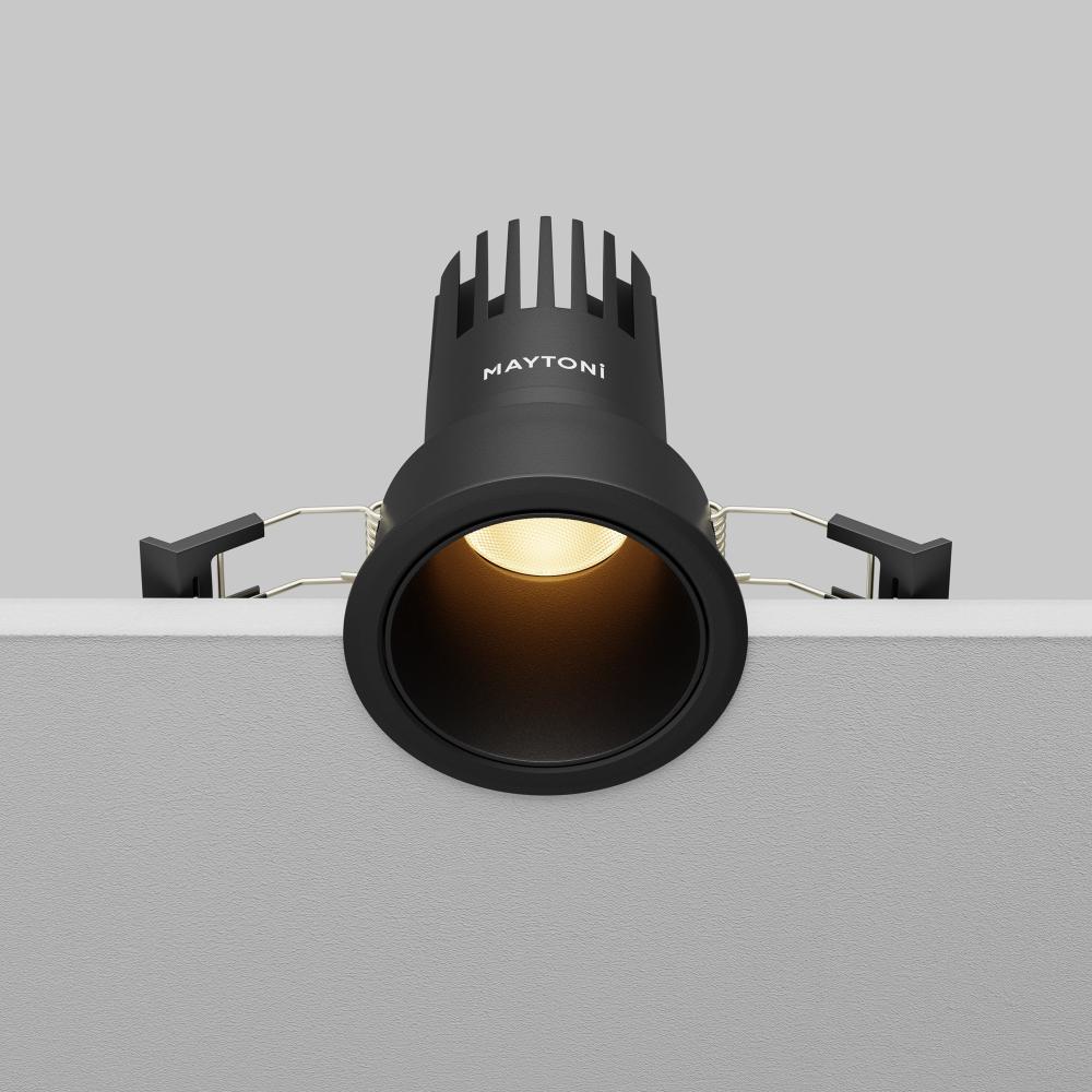 Встраиваемый светодиодный светильник Maytoni Dip DL116-10W-2.7K-B