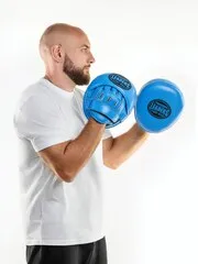Лапы тренерские LEADERS MID-AIR LIGHT BLUE голубой ONE