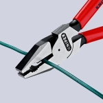 Плоскогубцы комбинированные особой мощности хромированные 180 мм Knipex 02 05 180