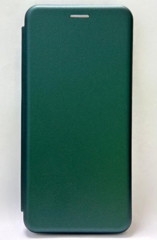 Чехол-книжка Samsung Galaxy A24 Fashion Case кожаная боковая темно-зеленая