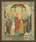 Икона "Сретение Господне" 10х12 на МДФ-6 (1012-1573)