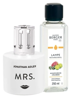 Maison Berger Paris Набор ароматической лампы J. Adler Mrs + ароматическое масло Цитрусовая свежесть 250 мл. 4728