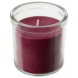 Свеча ароматическая IKEA STORTSKON (СТЁРТСКЁН), Дикие ягоды, Красный, 40 часов