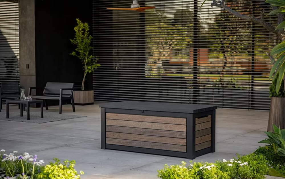 Пластиковый сундук Keter Deco Deck 630 л brown