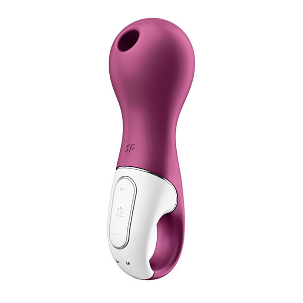 Малиновый вакуум-волновой вибростимулятор Satisfyer Lucky Libra