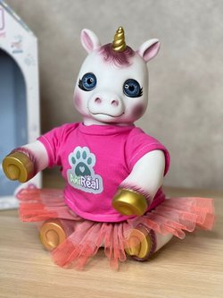 Игрушка мягконабивная 35см АниРеал Единорожка (60105)