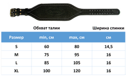 Пояс для тяжелой атлетики из натуральной кожи Rekoy F02, пояс штангиста, XL спинка 16 см