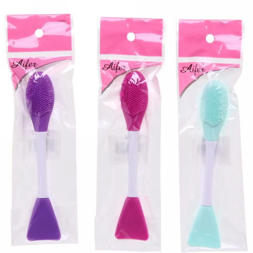 Щетка для лица T-zone косметическая «Beauty lifting», микс 3 цвета (фиолет, фуксия, мятный), 16,5*2,5 см, в пакете