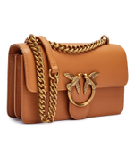 Кожаная сумка через плечо LOVE ONE MINI Pinko - коричневый(100074 A0F1)